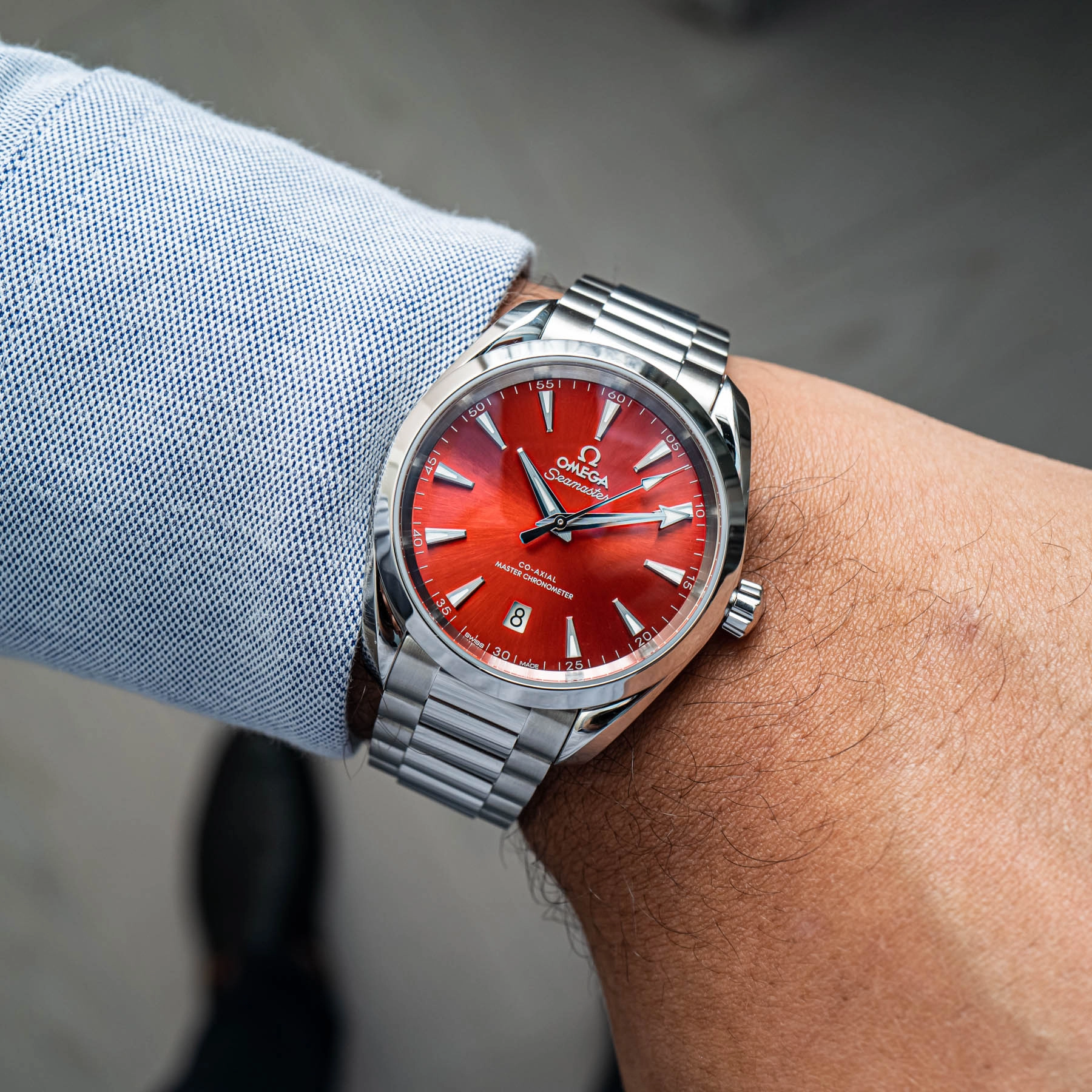 Omega Seamaster Red Dial Men 40MM - Image 5